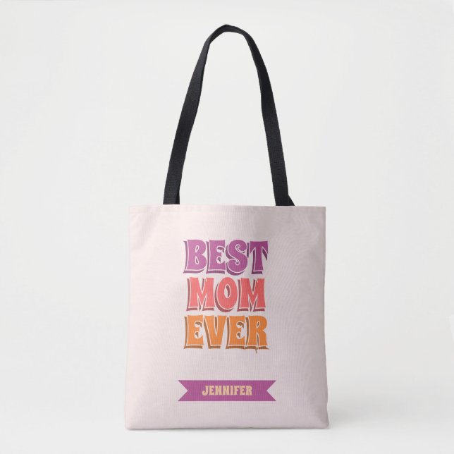 Retro Pink Beste Mutter Aller Zeiten Benutzername  (Vorderseite)