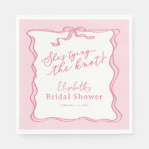 Retro Pink Bow Sie bindet den Knoten