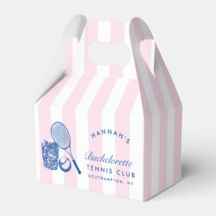 Retro Pink Letzte Swing vor dem Ring Tennis Bach Geschenkschachtel