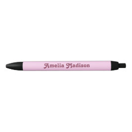 Retro Pink Minimalist Pen Kugelschreiber
