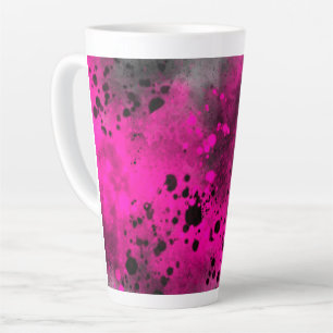 Retro Pink Paint Spritzer Milchtasse