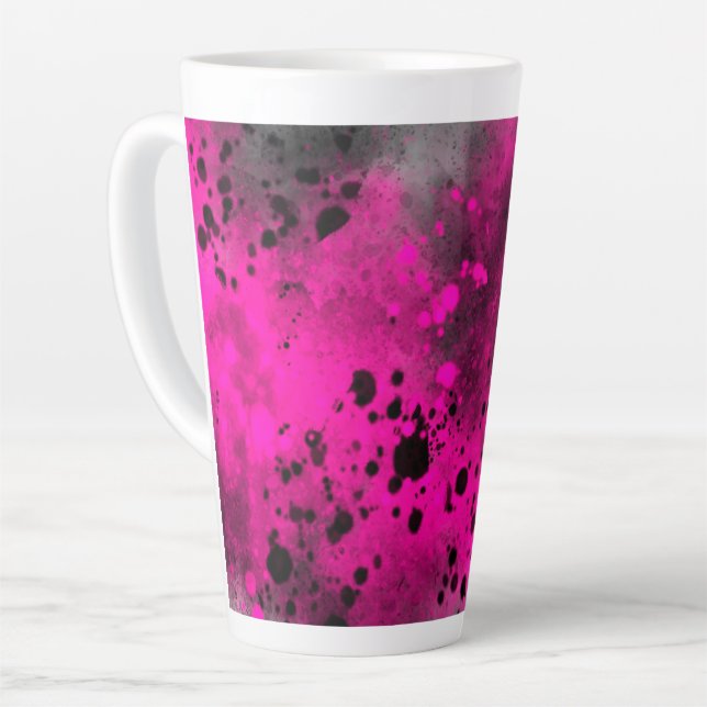 Retro Pink Paint Spritzer Milchtasse (Linke Ecke)