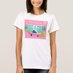 Retro Pink Palm Springs T - Shirt
