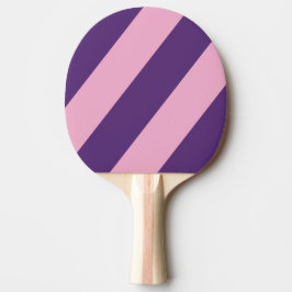 Retro Pink Sky Bold Stripes Tischtennis Schläger