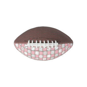 Retro Pink Starbursts Mini Fußball Football