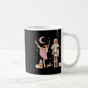 Retro Pink Sugar Plum Fairy Nutcracker Weihnachten Kaffeetasse