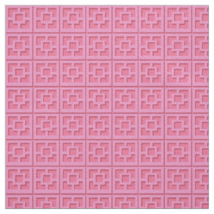 Retro Pink Trellis Stoff