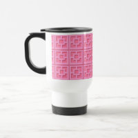 Retro Pink Trellis Tasse