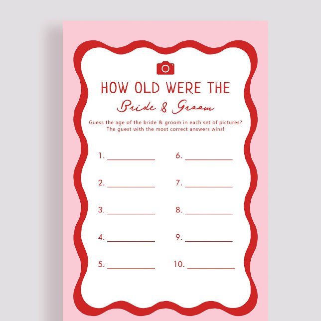 Retro Pink wie alt war das Braut- und Gräuelspiel (Von Creator hochgeladen)