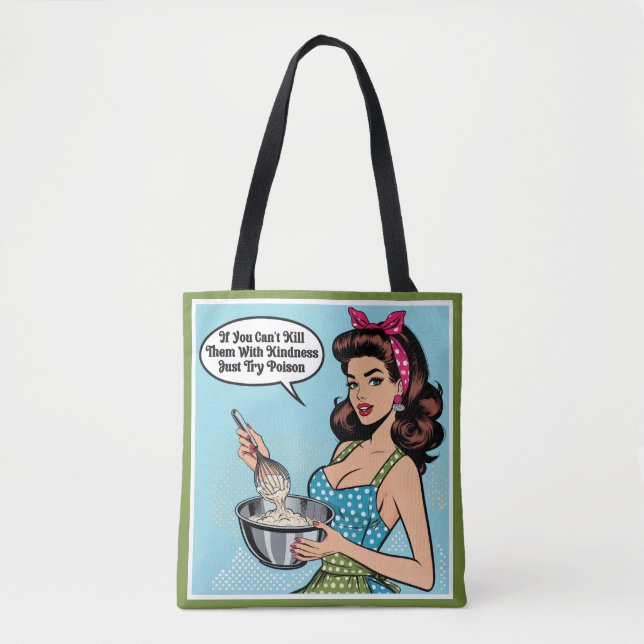 Retro Pinup_ mit Freundlichkeit (Vorderseite)