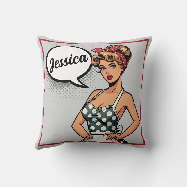 Retro Pinup_ Smart Assy Kissen (Rückseite)