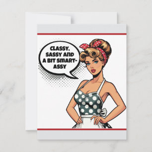 Retro Pinup_ Smart Assy RSVP Karte
