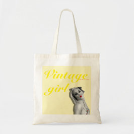 Retro Pinup Vintager Glamour Girl Shopper Bag Tragetasche