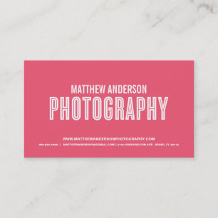 RETRO %PIPE% FOTOGRAFIE-VISITENKARTE VISITENKARTE