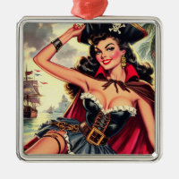 Retro Pirate Button Up