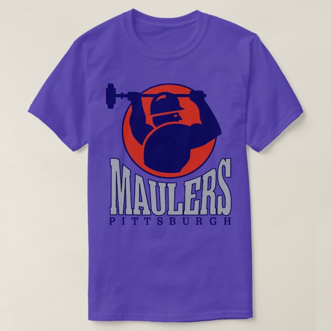 Retro Pittsburgh Maulers USFL 1984 T-Shirt (Design vorne)