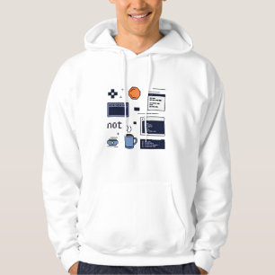 Retro-Pixel-Art-Coding-Essentials-Software-Entwick Hoodie