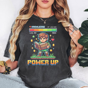 Retro-Pixel-Art-Gamer-Power-Up T-Shirt