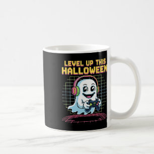 Retro-Pixel-Geist-Gamer-Halloween süß unheimlich G Kaffeetasse
