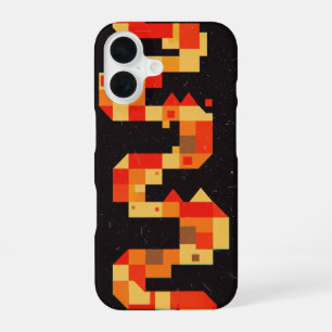 Retro-Pixel-Pfad iPhone 16 Hülle