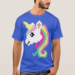 Retro Pixel Unicorn Video Girl Kinder Geschenk T-Shirt