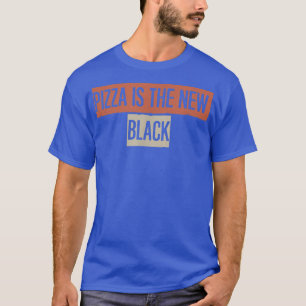Retro, Pizza ist die neue schwarze Funny 27874990 T-Shirt
