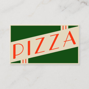 retro pizza visitenkarte