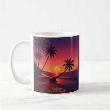 Retro-Plakat Strand La Caravelle Guadeloupe