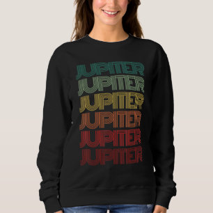 Retro Planet JUPITER Wissenschaftsteam Astronomie- Sweatshirt