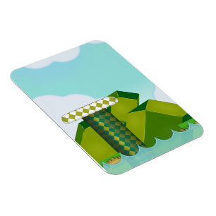 Retro-Plattform-Spiel Magnet