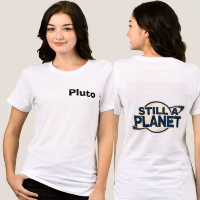 Retro Pluto "Niemals vergessen"  Tri-Blend Shirt (Von Creator hochgeladen)