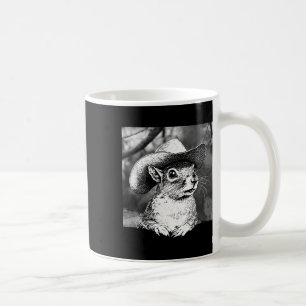 Retro P'nut Das Eichhörnchen Tier Niedlich Cowboy Kaffeetasse