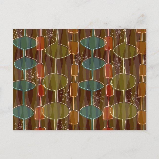 Retro Pods Postkarte (Vorderseite)