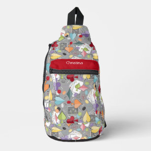 Retro-Poker Crossbody Bag