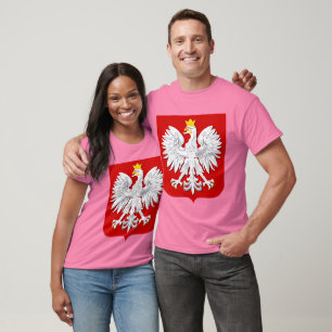 RETRO POLISH FALCON   PAPIER-THIN-POLSKA-T - SHIRT