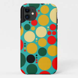 Retro Polka Dot Mosaic Muster #4 Case-Mate iPhone Hülle