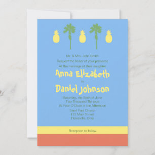 Retro Polynesie Einladung