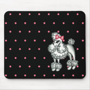 Retro Poodle Mousepad