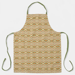 Retro Pop Art Abstrakt Geometric Wavy Pattern Schürze