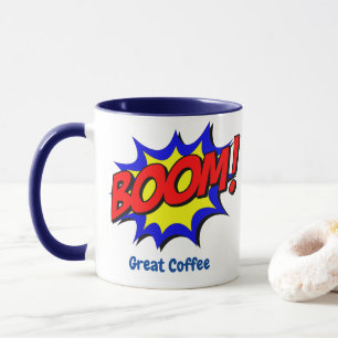 Retro Pop Art - Boom Designed Tasse