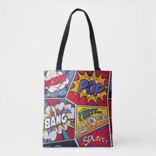 Retro-Pop-Art, Comic-Schreimuster.