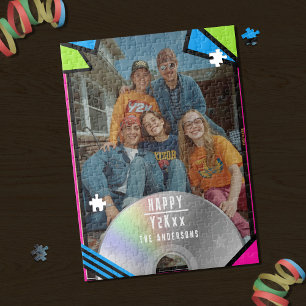Retro Pop Art Foto Y2K Vibe Jigsaw Puzzle
