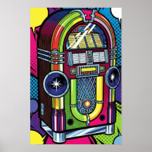 Retro Pop Art Jukebox