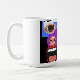 Retro-Pop-Art Kaffeetasse