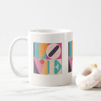 Retro-Pop-Art LOVE – Valentinstag-Kaffeetasse Kaffeetasse