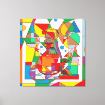 Retro-Pop-Art-Meerjungfrau Farbiger Comic-Stil Qua