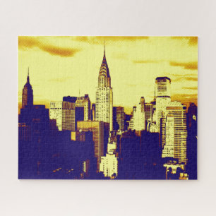 Retro Pop Art New York Puzzle