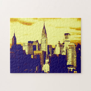 Retro Pop Art New York Puzzle
