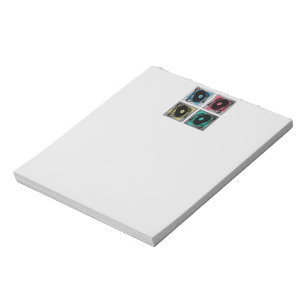 Retro Pop Art Turntable Notizblock