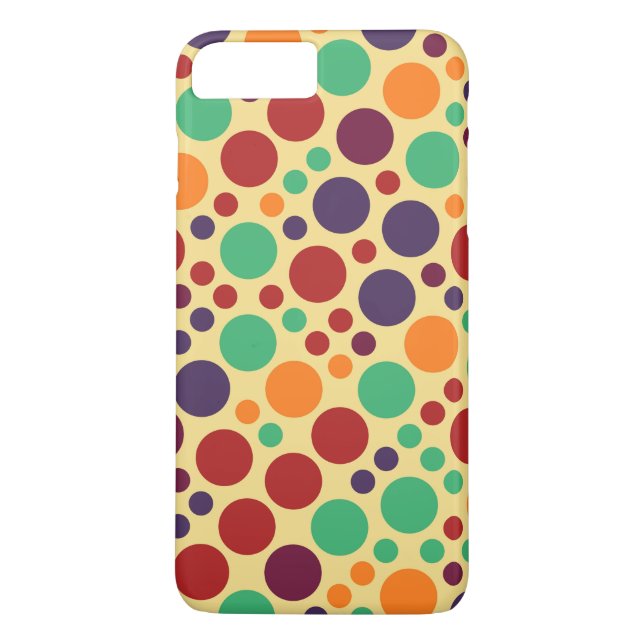 Retro Pop Polka Dot Muster #2 Case-Mate iPhone Hülle (Rückseite)
